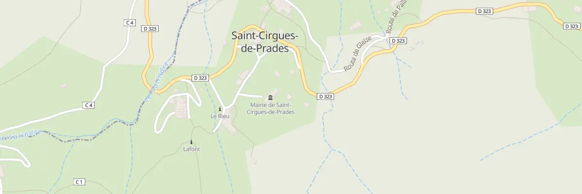Plan du 5045B Le Rieu à Saint-Cirgues-de-Prades