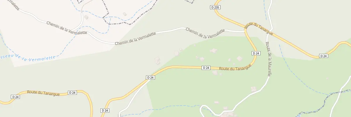 Plan du 1192 Rte de Tanargue à Joannas