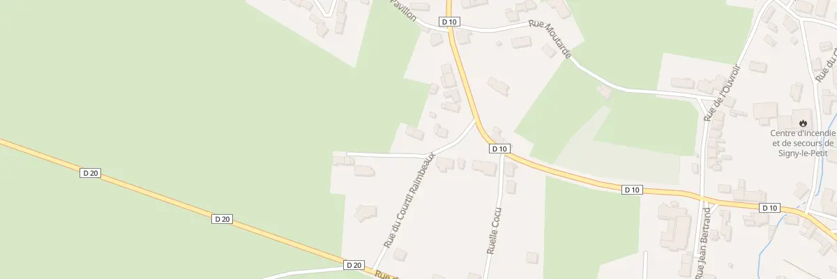 Plan du 4 Rue du Courtil Raimbeaux à Signy-le-Petit
