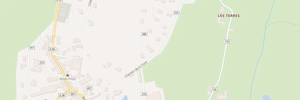 Plan du 25 Che de la Crenille à Fourneaux