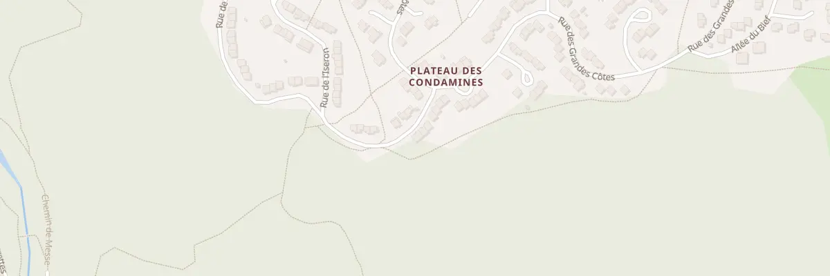 Plan du 13 Rue de l’Iseron à Saint-Étienne