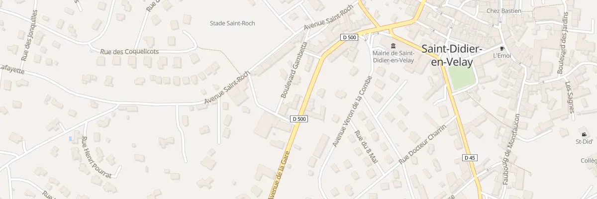 Plan du 30 Av de la Gare à Saint-Didier-en-Velay