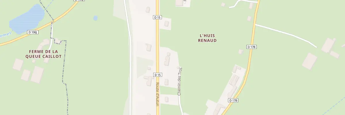 Plan du 7 Rte d’Autun à Liernais
