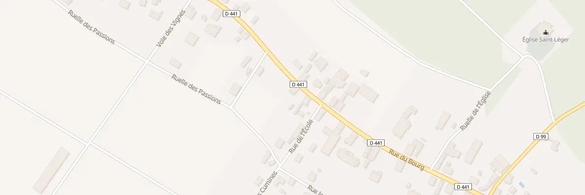 Plan du 16 Rue du Bourg à Chaudrey