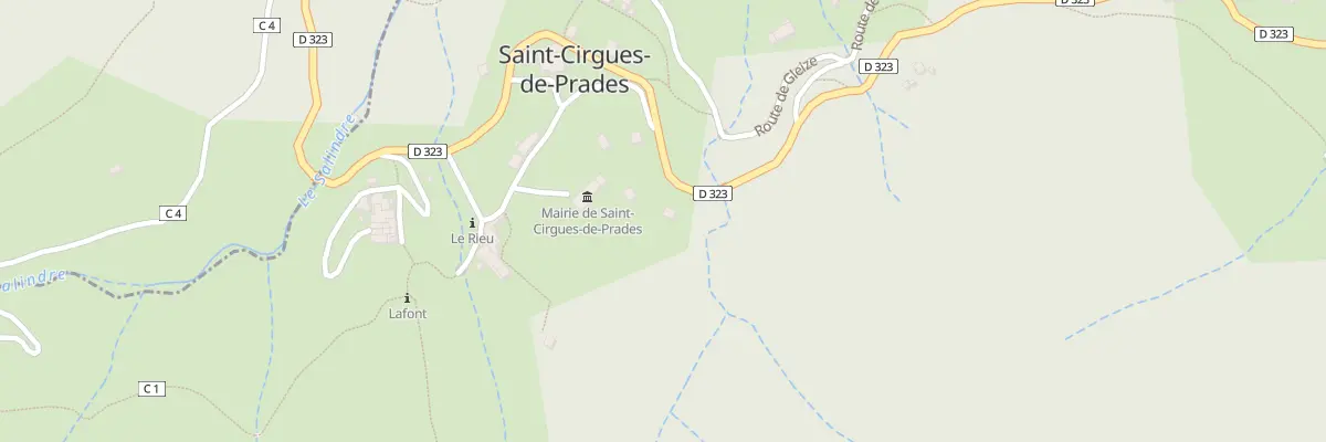 Plan du 5045B Le Rieu à Saint-Cirgues-de-Prades