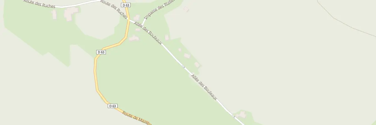 Plan du 406 All des Bouleaux à Mazet-Saint-Voy