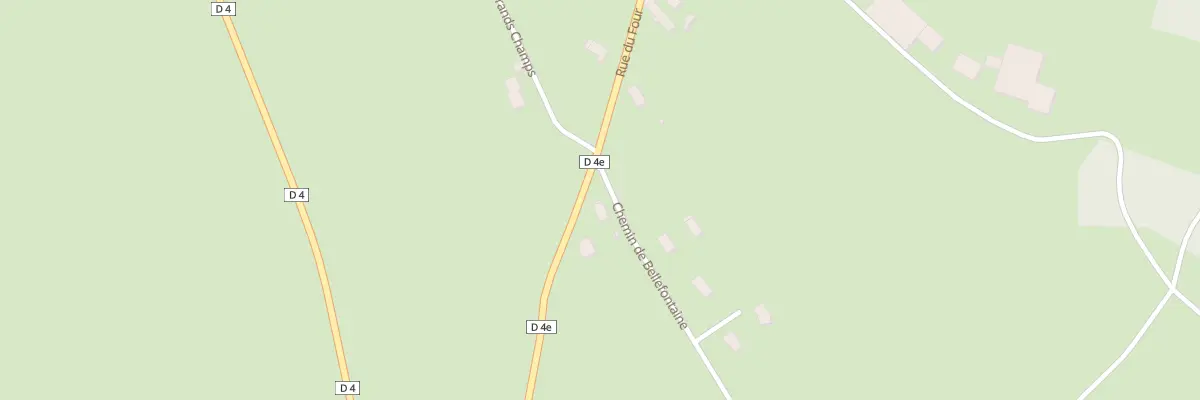 Plan du 2 Che de Bellefontaine à Saint-Germain-lès-Senailly