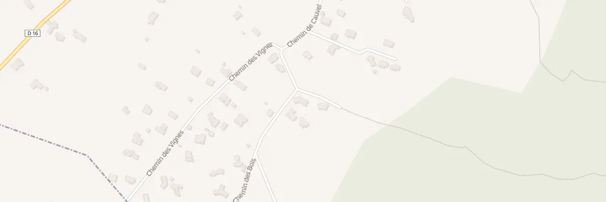 Plan du 24 Imp de la Capelle à Rivières