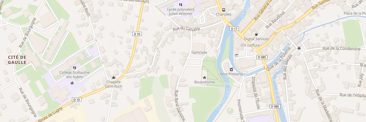 Plan du 6 Rue René Davoine à Charolles