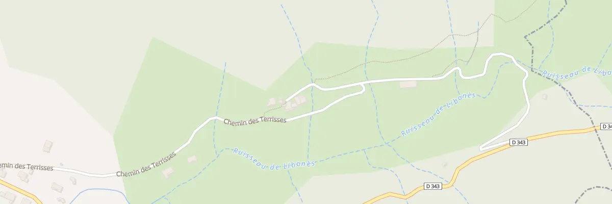 Plan du 815 Che des Terrisses à Juvinas