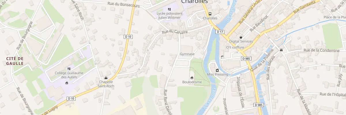 Plan du 4 Rue René Davoine à Charolles