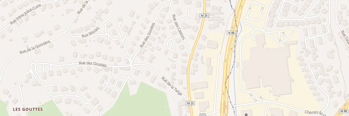 Plan du 5 Rue des Castors à Fraisses