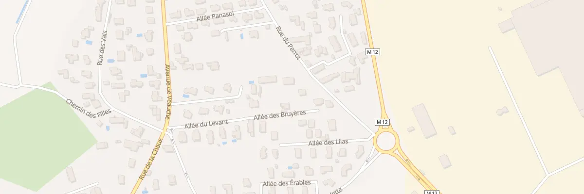 Plan du 3 Imp des Alisiers à Andrézieux-Bouthéon