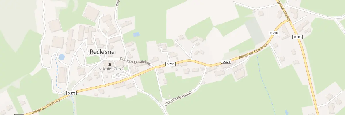 Plan du 380 Rte de Tavernay à Reclesne