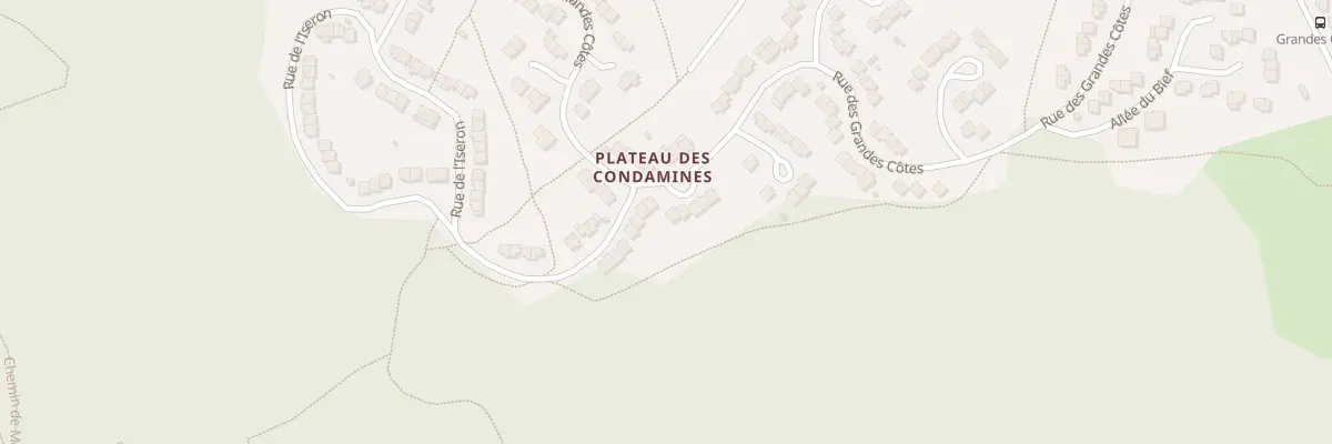 Plan du 1 Rue de l’Iseron à Saint-Étienne