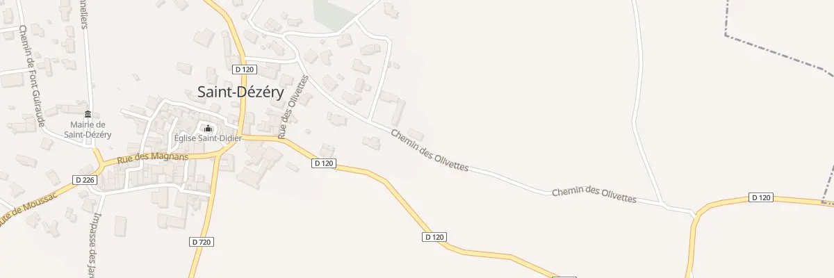 Plan du 5127 Le Village à Saint-Dézéry