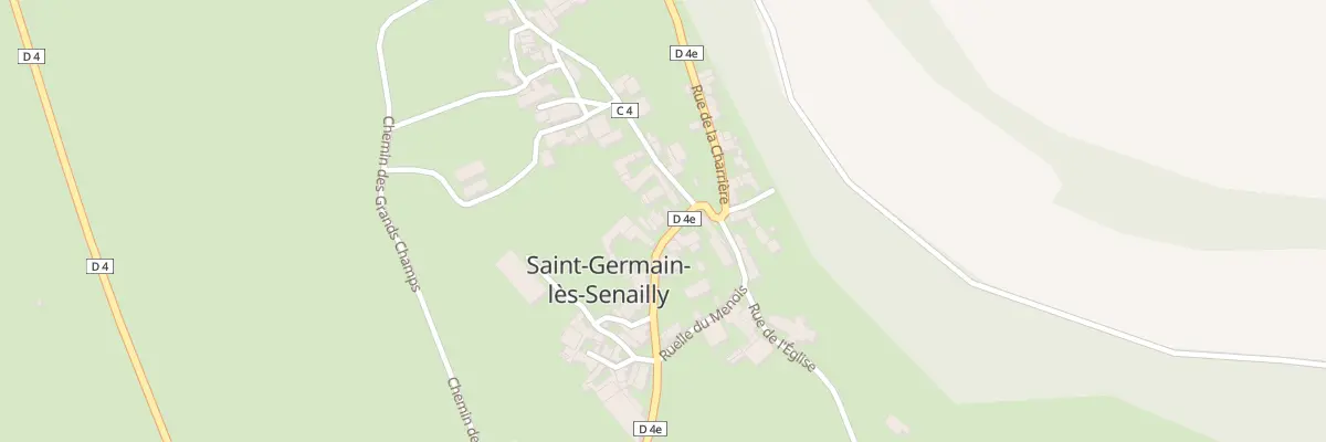 Plan du 4 Rue du Four à Saint-Germain-lès-Senailly