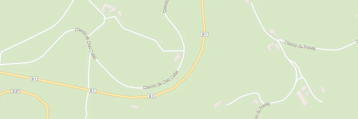Plan du 803 Che de Chez Collet à Bussières