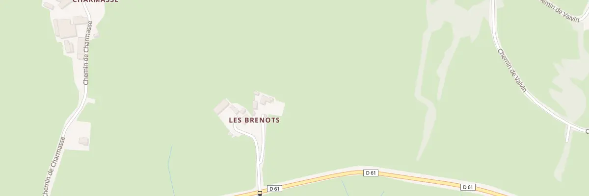 Plan du 2151 Rte de Broye à Mesvres