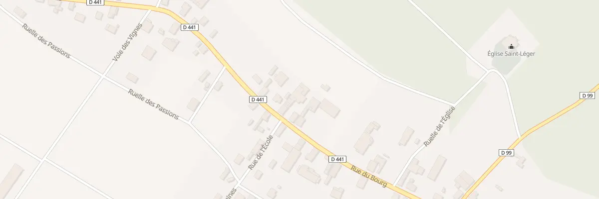 Plan du 15 Rue du Bourg à Chaudrey