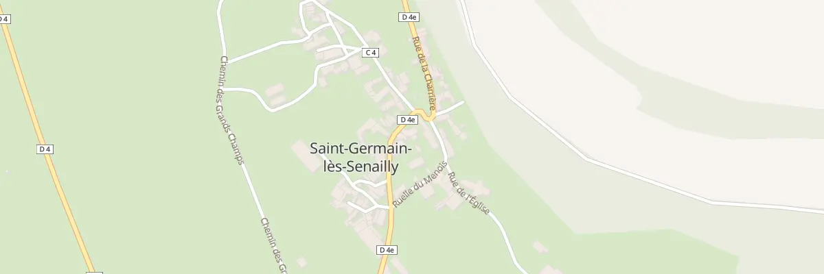 Plan du 1 Rue du Four à Saint-Germain-lès-Senailly