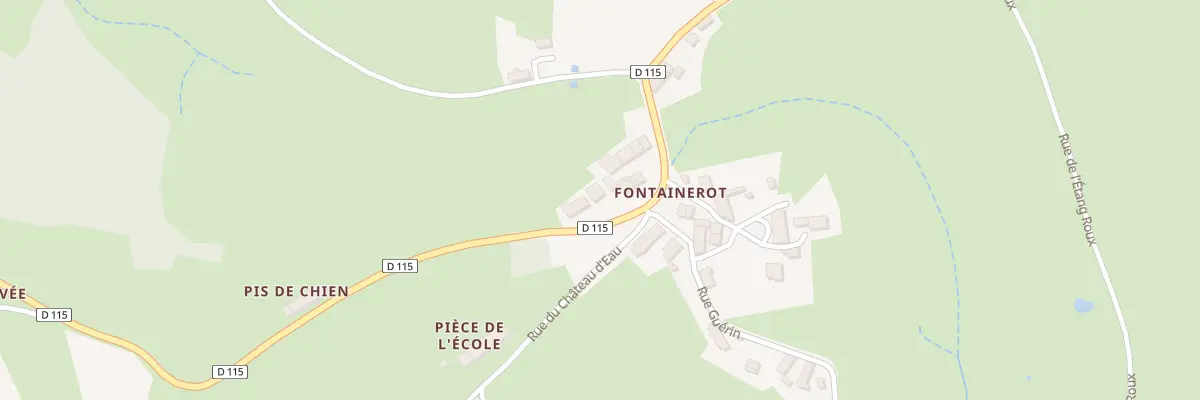 Plan du 5060 Hameau de Fontainerot à Savilly