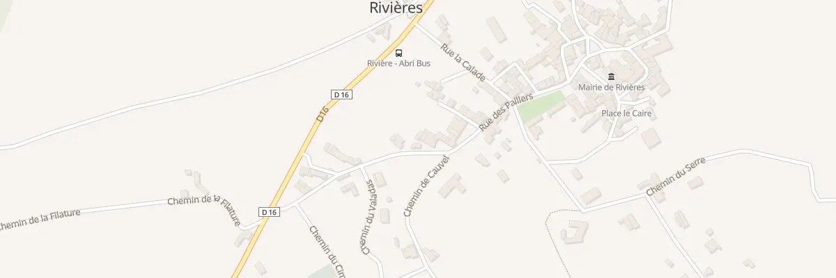 Plan du 242 Rue des Paillers à Rivières