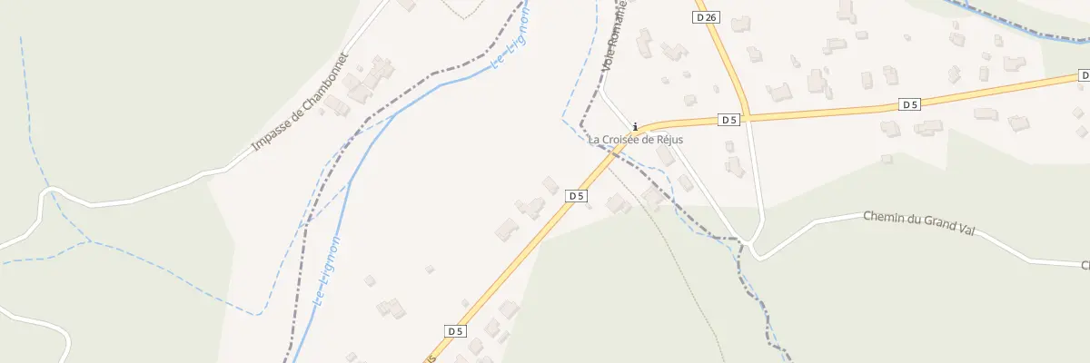 Plan du 1305 Rte de Réjus à Fabras