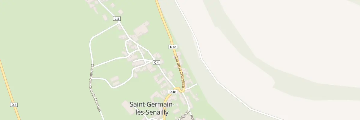Plan du 12A Rue de la Charriére à Saint-Germain-lès-Senailly