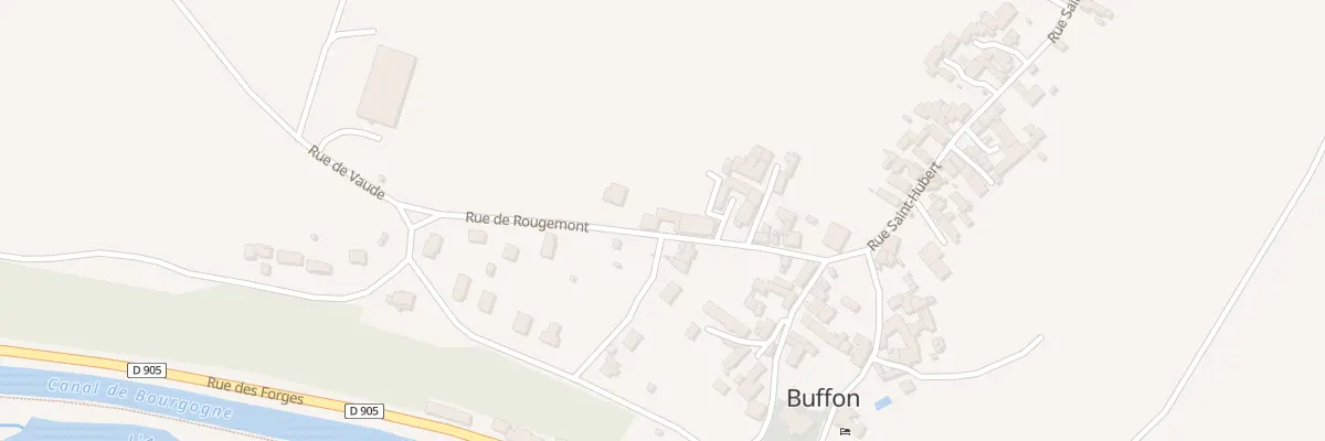 Plan du 12 Rue de Rougemont à Buffon