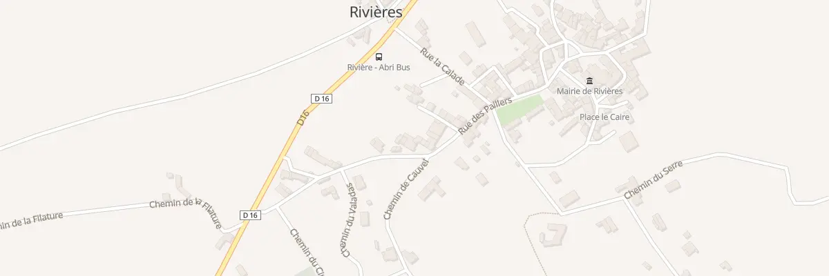 Plan du 228 Rue des Paillers à Rivières