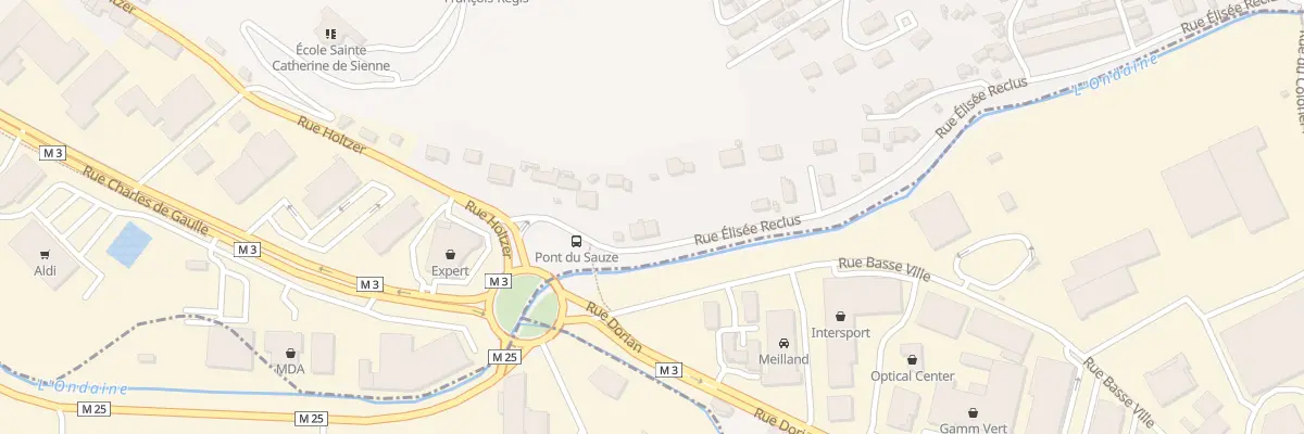 Plan du 7 Rue Elisée Reclus à Unieux