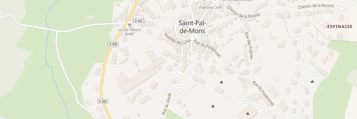 Plan du 8 Rue des Cévennes à Saint-Pal-de-Mons