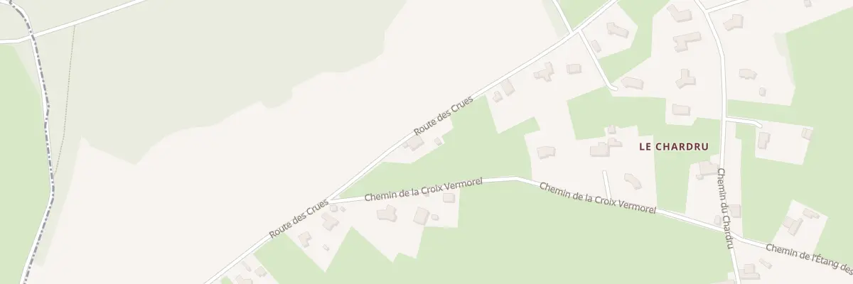 Plan du 5044 Le Chardru à Tancon