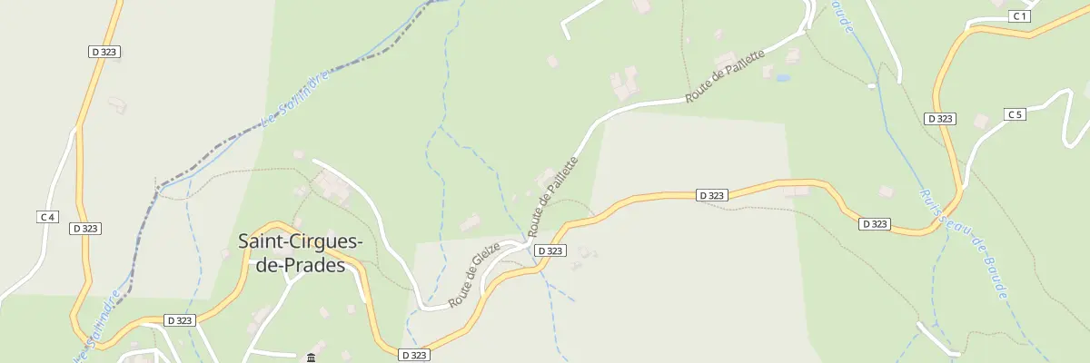 Plan du 119 Paillette à Saint-Cirgues-de-Prades