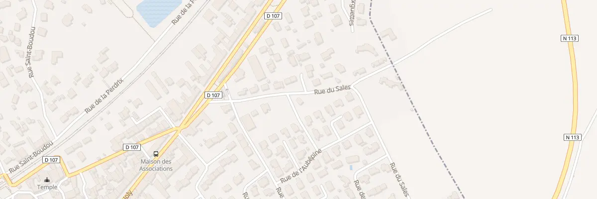 Plan du 5328 Rue du Sales à Uchaud