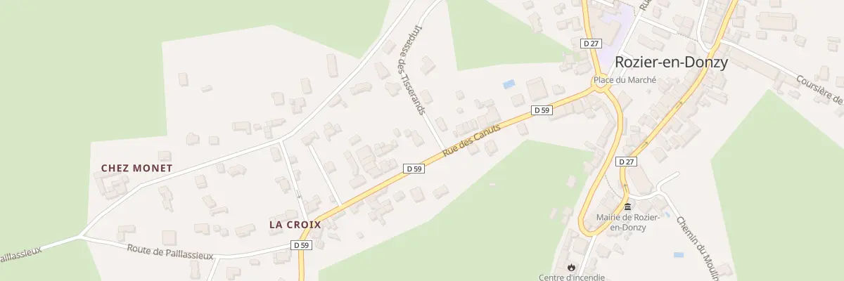 Plan du 218 Rue des Canuts à Rozier-en-Donzy