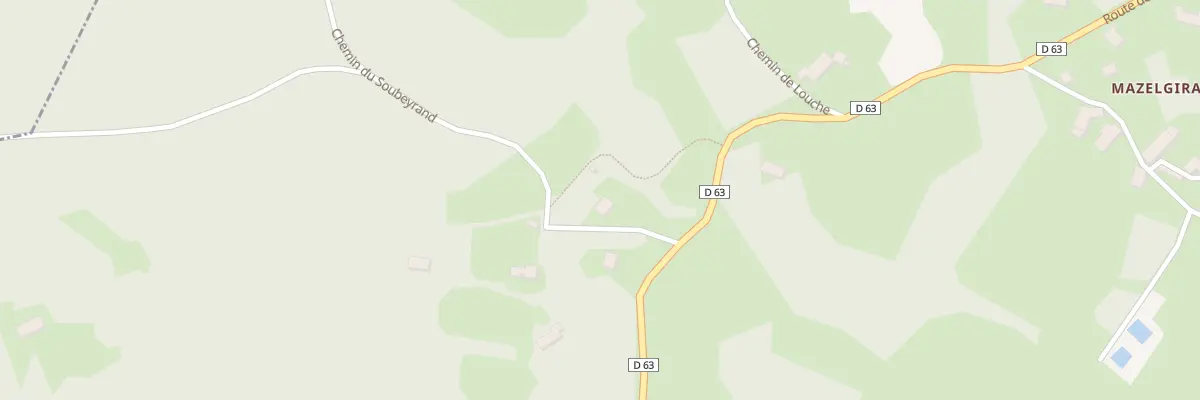 Plan du 5310A Mazelgirard à Mazet-Saint-Voy