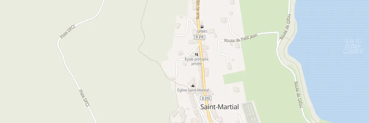 Plan du 5038 Village Sud à Saint-Martial
