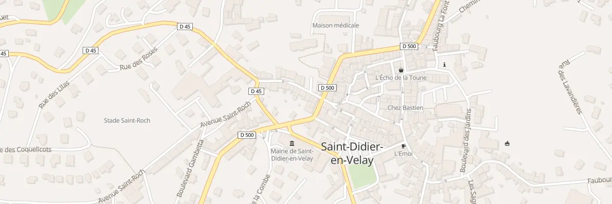 Plan du 5 Fg de la Séauve à Saint-Didier-en-Velay