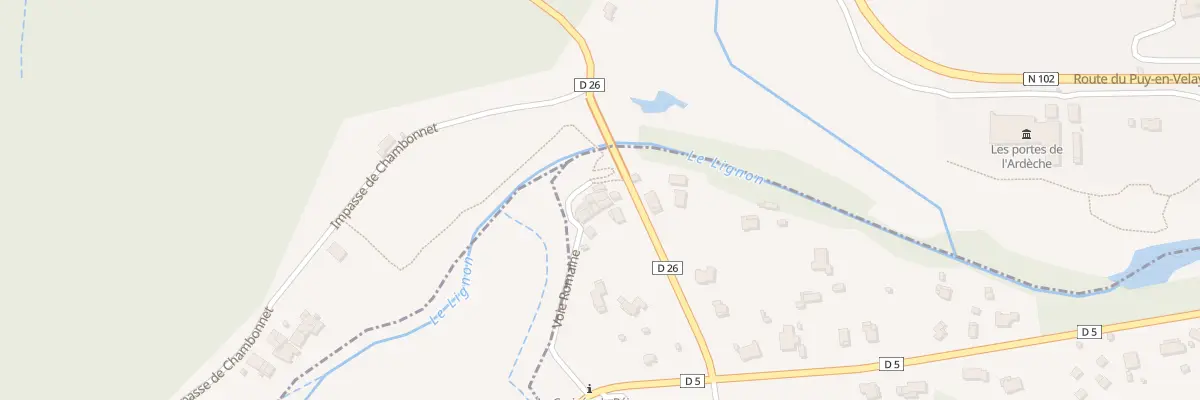 Plan du 5716 Rejus à Pont-de-Labeaume