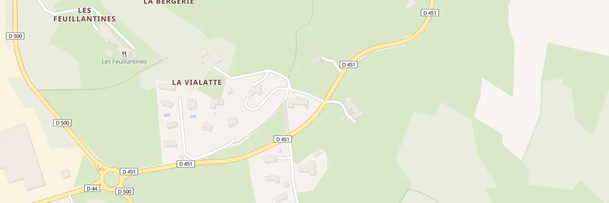 Plan du 5247 La Vialatte à Saint-Pal-de-Mons