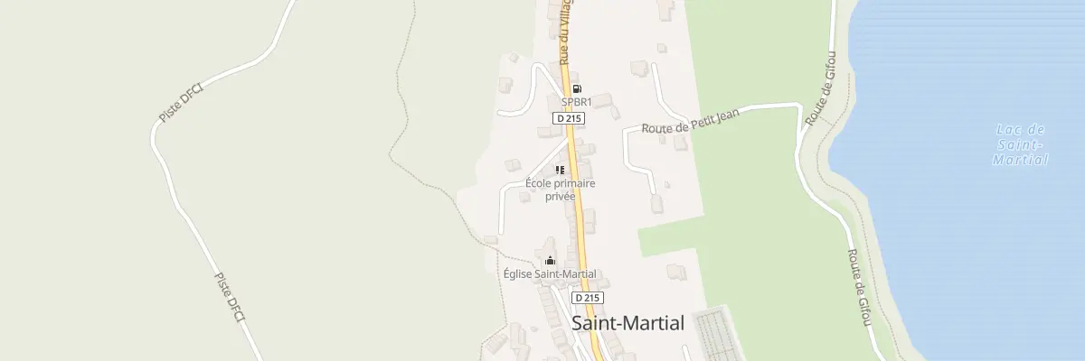 Plan du 5039B Village Sud à Saint-Martial