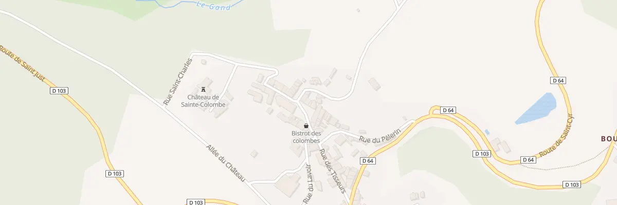Plan du 50 Pl de l’Eglise à Sainte-Colombe-sur-Gand