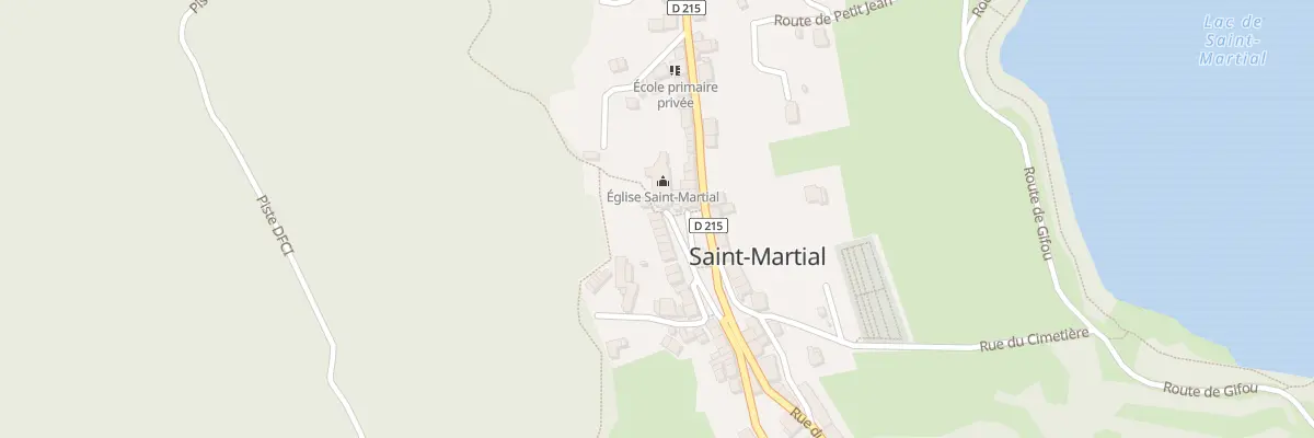 Plan du 5117 Village Sud à Saint-Martial