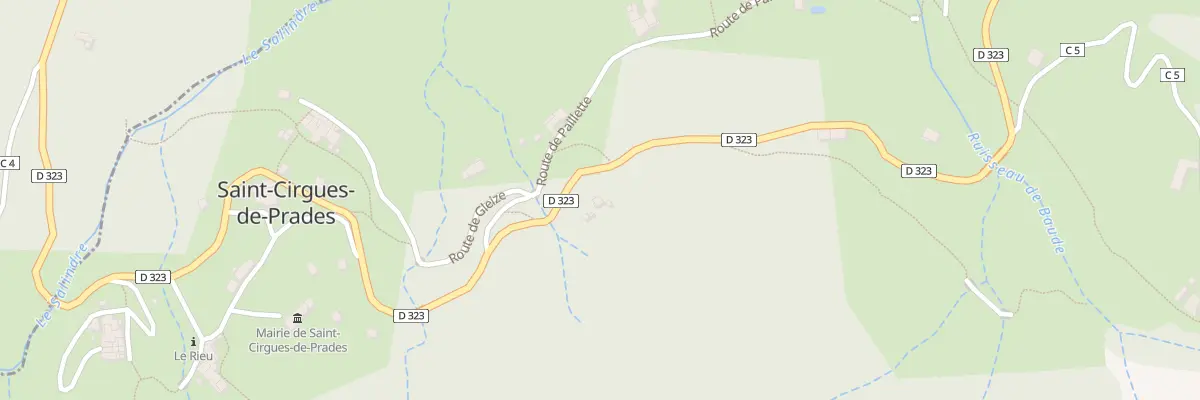 Plan du 5154 Paillette à Saint-Cirgues-de-Prades
