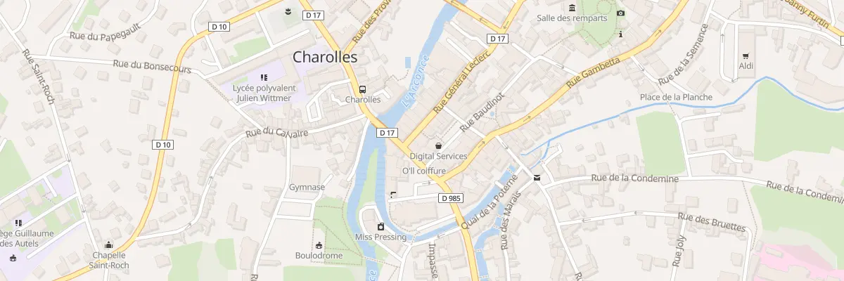 Plan du 4 Rue Gen Leclerc à Charolles