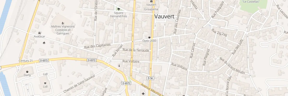 Plan du 2 Rue de la Terraude à Vauvert