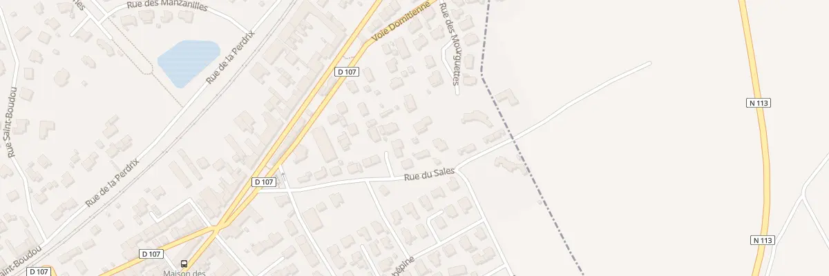 Plan du 15T Rue du Sales à Uchaud