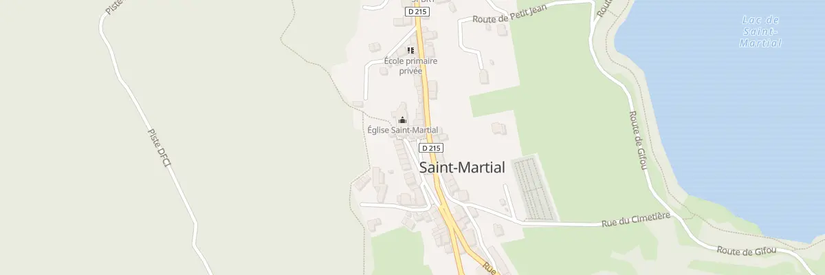 Plan du 367 Village Sud à Saint-Martial